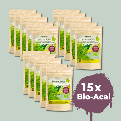 15x Bio-Acai-Pulver (Großhändler Vorteilspaket)